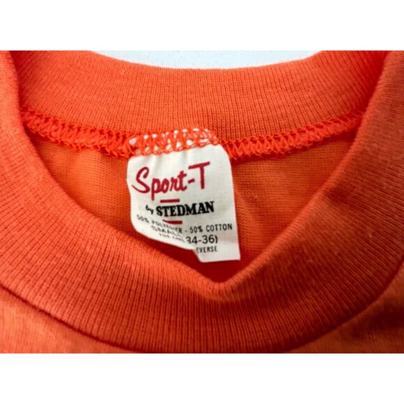 Rare vintage NOS Phoenix, Arizona Orange T-Shirt, Sport-T Stedman Tag SMALL 50/5 - Picture 2 of 5